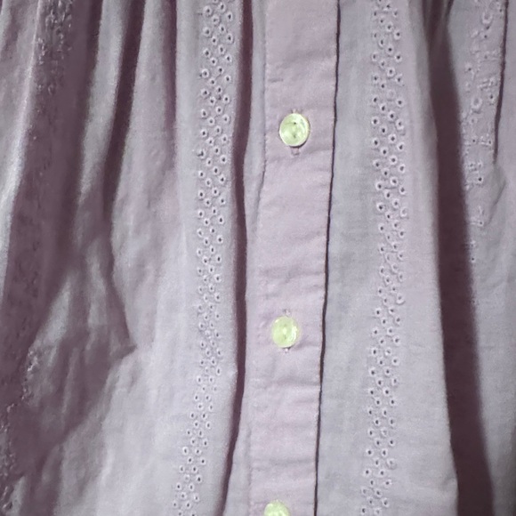 Lavender Puff Sleeve Blouse - Picture 5 of 8